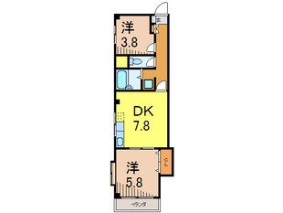 メゾンドヴィオレの物件間取画像